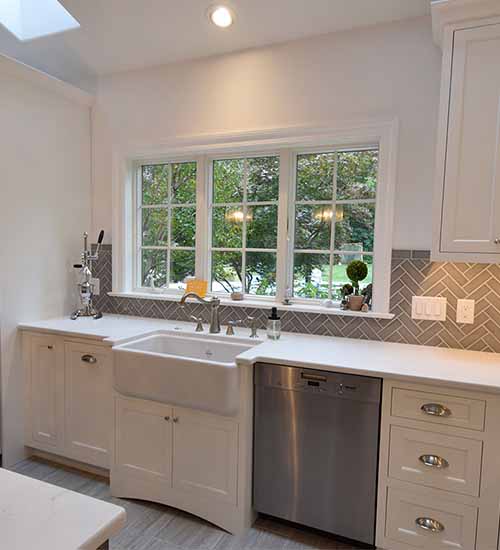 Ultima Cabinets Inset Style Elemental White and Country Sink